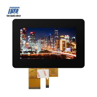 4.3 اینچ 800*480 رزولوشن IPS Glass TFT LCD نمایشگر ماژول RGB 24 بیتی
