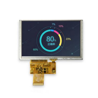 نمایشگر ماژول LCD 5.0 ​​اینچی رنگی 800x480 ساعت 12 ساعت 12 LED با رابط RGB ضد تابش نور