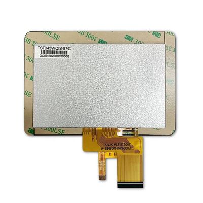 صفحه نمایش 480x272 4.3 اینچی TFT LCD با CTP، ساعت 12، ST7282، صفحه نمایش RGB-24bit TN