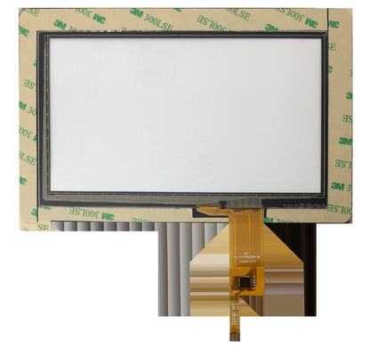 صفحه نمایش لمسی خازنی 800x480 Tft 7 اینچی پوششی 0.7 میلی متری رابط I2C