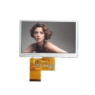 روشنایی بالا صفحه نمایش 4.3 اینچی Tft LCD با وضوح 480x272 WQVGA