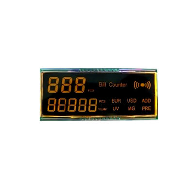 رادیو صفحه نمایش LCD سفارشی رنگ افزون برای ماشین شمارش پول