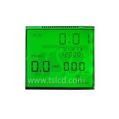 ODM سفارشی صفحه نمایش LCD هفت بخش تک رنگ برای اسلحه درجه حرارت
