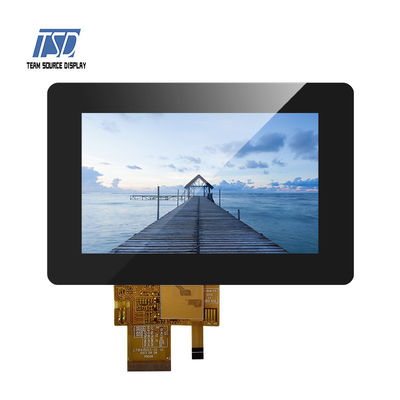 ILI5480 IC 500nits صفحه نمایش 5 اینچی TFT LCD 800x480 با صفحه نمایش TFT LCD با رابط TTL