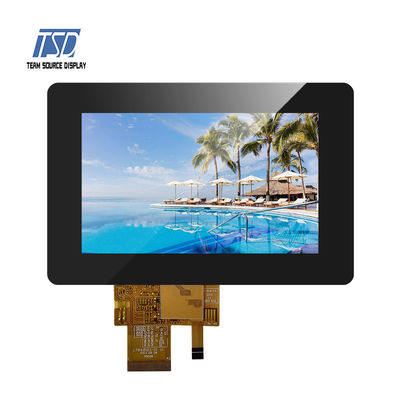 ILI5480 IC 500nits صفحه نمایش 5 اینچی TFT LCD 800x480 با صفحه نمایش TFT LCD با رابط TTL