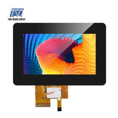 رابط RGB 280nits صفحه نمایش TFT LCD با CTP 4.3 اینچ رزولوشن 480x272