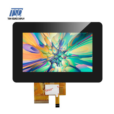 رابط RGB 280nits صفحه نمایش TFT LCD با CTP 4.3 اینچ رزولوشن 480x272