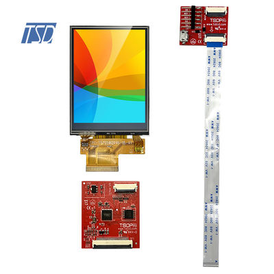 نمایشگر 20 پین 2.8 اینچی TFT LCD ماژول صفحه نمایش لمسی مقاومتی HMI رابط UART