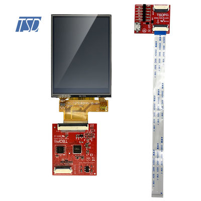 نمایشگر 20 پین 2.8 اینچی TFT LCD ماژول صفحه نمایش لمسی مقاومتی HMI رابط UART