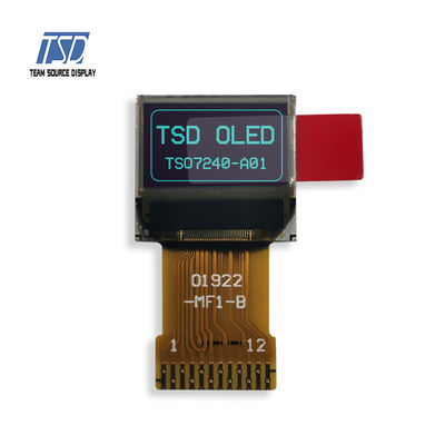 72x40 Dots SH1106 IC تک رنگ صفحه نمایش OLED ماژول 12 پین رابط I2C 0.42 اینچ