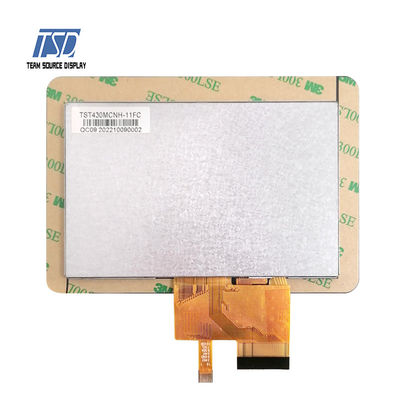رابط RGB 280nits Luminance TFT LCD نمایشگر HX8257 IC 4.3 اینچی 480x272 با CTP