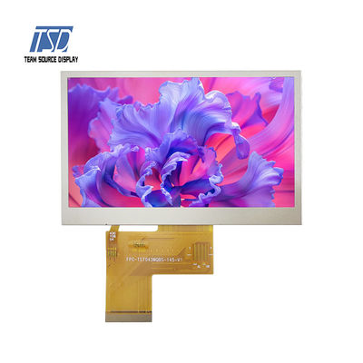 نمایشگر 4.3 اینچی RGB 24 بیتی 1000 نیت TSD IPS LCD برای استفاده در فضای باز