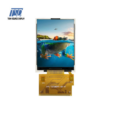 صفحه نمایش LCD انتقال دهنده رنگی TFT 2.8 اینچی با وضوح 240x320 با رابط MCU
