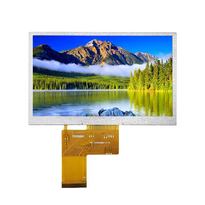 صفحه نمایش ال سی دی افقی 5 اینچی ST7252 IC 300nits برای دستگاه های صنعتی
