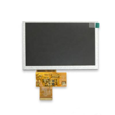 نمایشگر ماژول LCD 5.0 ​​اینچی رنگی 800x480 ساعت 12 ساعت 12 LED با رابط RGB ضد تابش نور