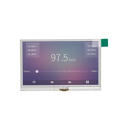 صفحه نمایش 4.3 اینچی tft LCD با وضوح 480x272 با RTP