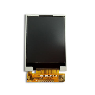 1.8 اینچ Tft LCD ماژول Spi 128x160 وضوح 300 Cd/M2 روشنایی
