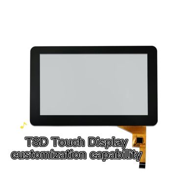 صفحه نمایش لمسی 4.3 اینچی PCAP با وضوح 480x272 رابط I2C 85% انتقال