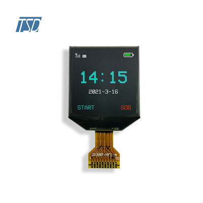 نمایشگر تک رنگ 128x128 اولد SPI 10 پین 1.06 اینچی برای ساعت هوشمند