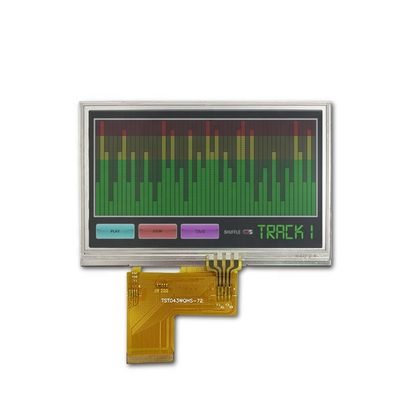 نمایشگر RGB 24 بیتی 4.3 Tft LCD، 480x272 Tft و صفحه نمایش Ips 650 Cd/M2