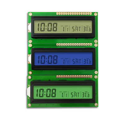ماژول های LCD کاراکتر LED YG، صفحه نمایش ال سی دی 5 ولت، رنگ نور پس زمینه سبز 16x2
