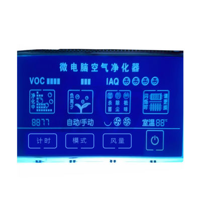 FSTN صفحه نمایش LCD سفارشی شده، COF 7 بخش LED نمایش مداربسته