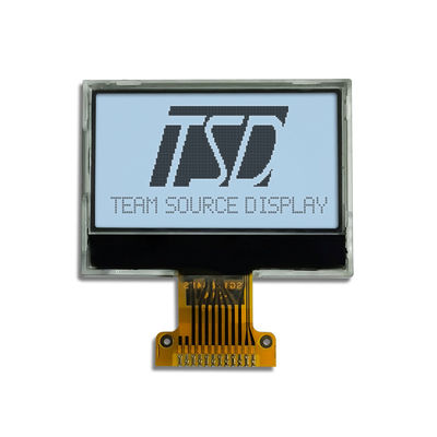 صفحه نمایش مثبت COG LCD 25.58x6 منطقه فعال 128x64 نقطه زاویه دید ساعت 6