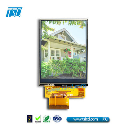 280cd/m2 صفحه نمایش 2.8 اینچی LCD 240x320 با رابط MCU