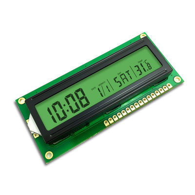 صفحه نمایش LCD تک رنگ 16x2 STN Transflective COB 7 Segment