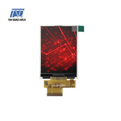 2.8 اینچ 240x320 رزولوشن 280nits رابط MCU ILI9341V IC TFT LCD صفحه نمایش