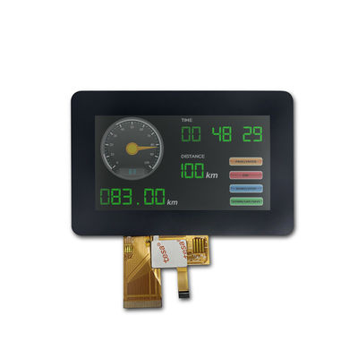 صفحه نمایش 4.3 اینچی IPS TFT LCD 480x272 با پنل لمسی خازنی
