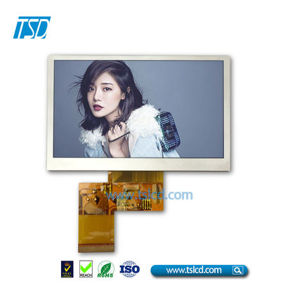 4.3 اینچ 4.3 اینچ 800xRGBx480 رزولوشن رابط RGB ماژول نمایشگر IPS TFT LCD در فضای باز