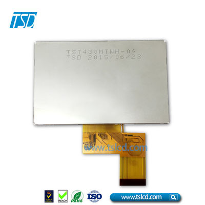4.3 اینچ 4.3 اینچ 800xRGBx480 رزولوشن رابط RGB ماژول نمایشگر IPS TFT LCD در فضای باز