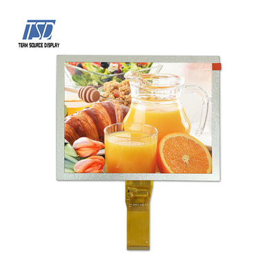 800x600 RGB رابط 380nits نمایشگر 8 اینچی TN TFT LCD با آی سی HX8264D02 HX8696A01