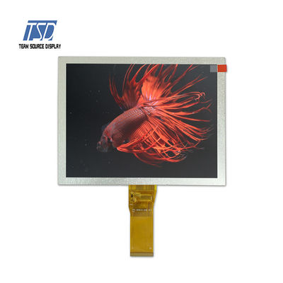 800x600 RGB رابط 380nits نمایشگر 8 اینچی TN TFT LCD با آی سی HX8264D02 HX8696A01