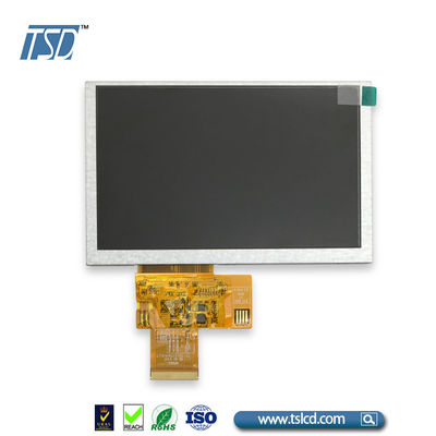800xRGBx480 LVDS رابط IPS TFT LCD صفحه نمایش 5 اینچی
